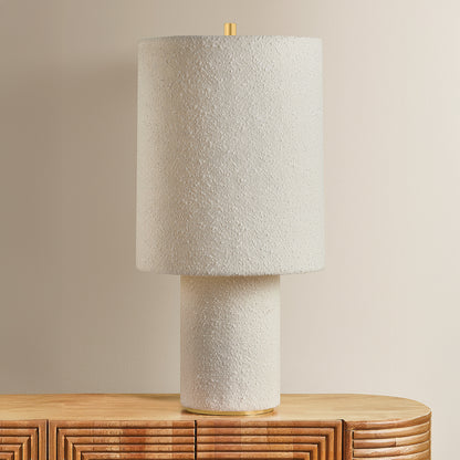 Mitzi by Hudson Valley Lighting Sam Table Lamp in Aged Brass, detail view 2