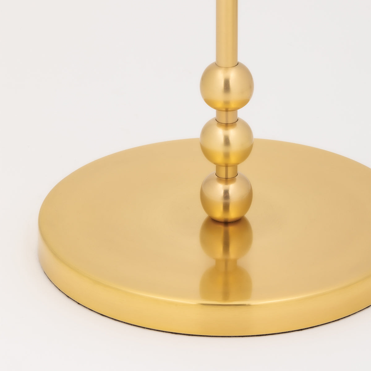 Mitzi by Hudson Valley Lighting Sang Floor Lamp in Aged Brass, detail view 3