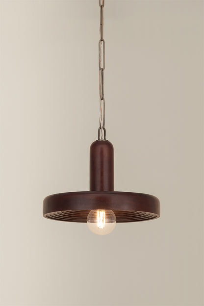 Mitzi by Hudson Valley Lighting Scheana Pendant in Aged Brass, detail view 1