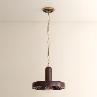 Mitzi by Hudson Valley Lighting Scheana Pendant in Aged Brass, detail view 16