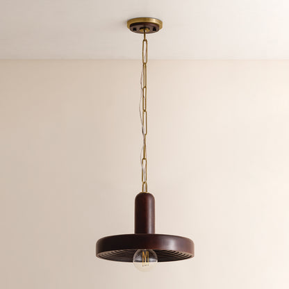 Mitzi by Hudson Valley Lighting Scheana Pendant in Aged Brass, detail view 18