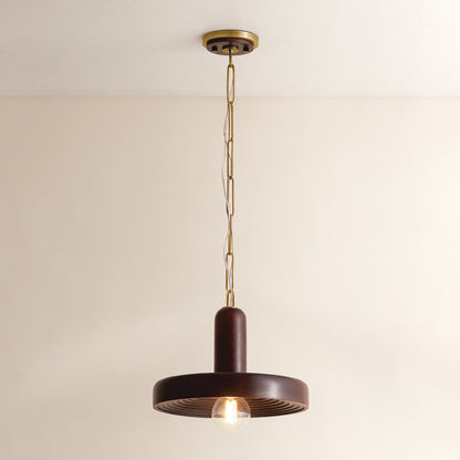Mitzi by Hudson Valley Lighting Scheana Pendant in Aged Brass, detail view 19