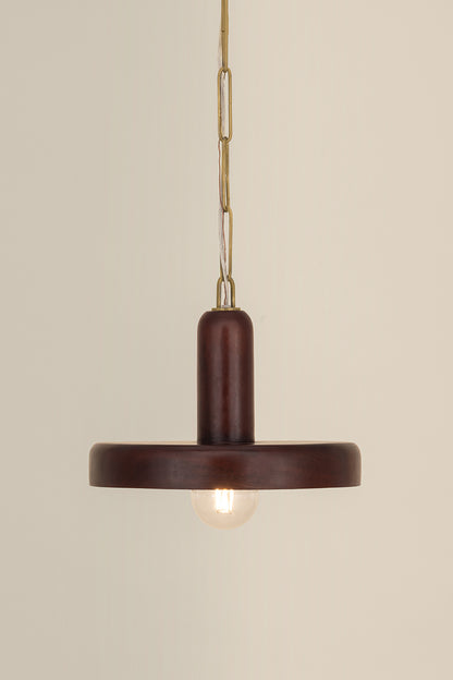Mitzi by Hudson Valley Lighting Scheana Pendant in Aged Brass, detail view 2
