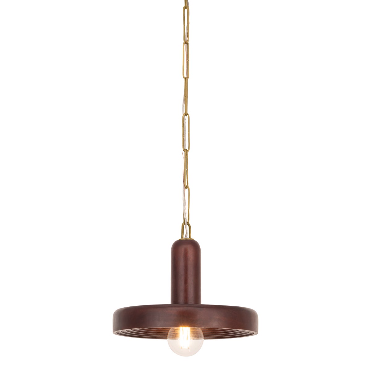 Mitzi by Hudson Valley Lighting Scheana Pendant in Aged Brass