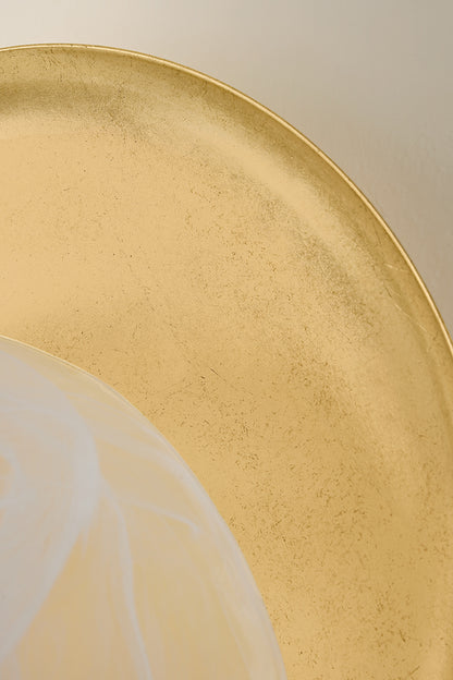 Mitzi by Hudson Valley Lighting Shanette Wall Sconce in Vintage Gold Leaf, detail view 3