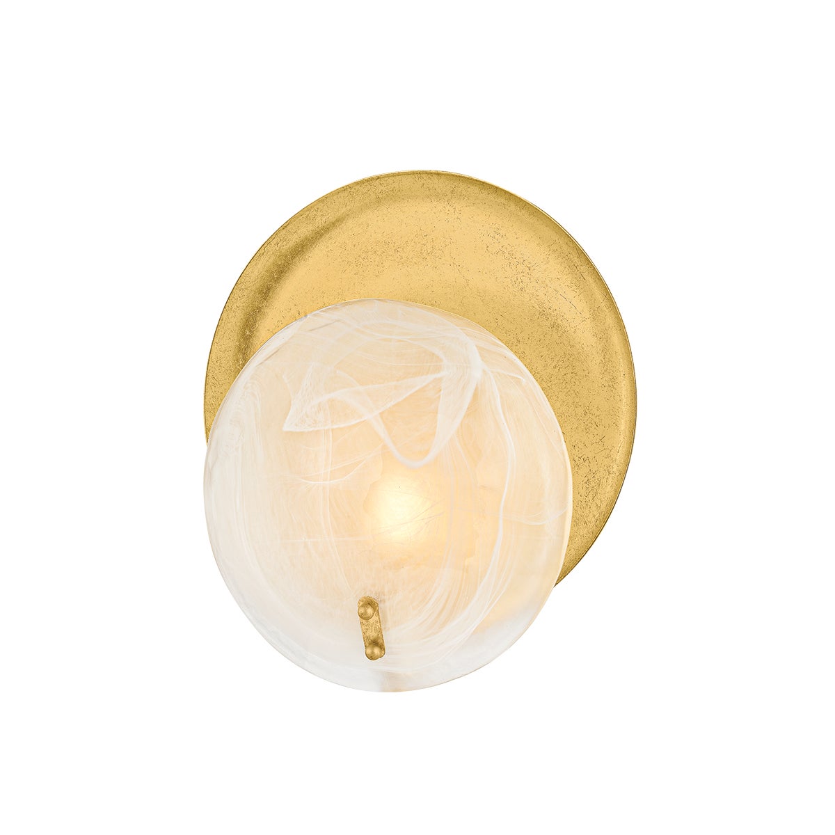 Mitzi by Hudson Valley Lighting Shanette Wall Sconce in Vintage Gold Leaf