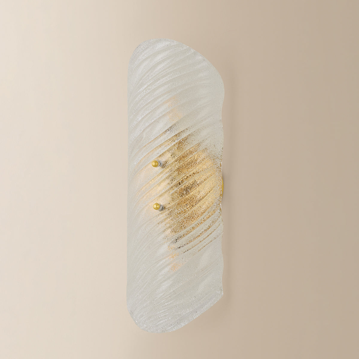 Mitzi by Hudson Valley Lighting Shelley Wall Sconce in Vintage Gold Leaf, detail view 2