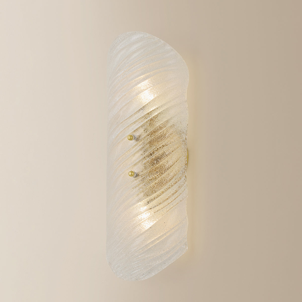 Mitzi by Hudson Valley Lighting Shelley Wall Sconce in Vintage Gold Leaf, detail view 4