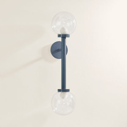Mitzi by Hudson Valley Lighting Sia Wall Sconce in Slate Blue, detail view 2