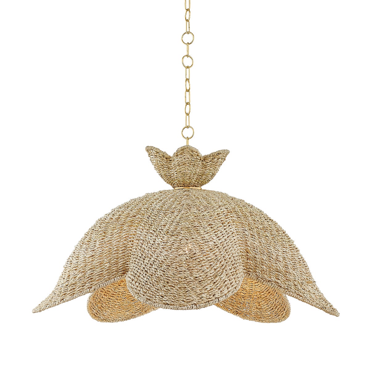 Mitzi by Hudson Valley Lighting Solie Large Pendant in Aged Brass