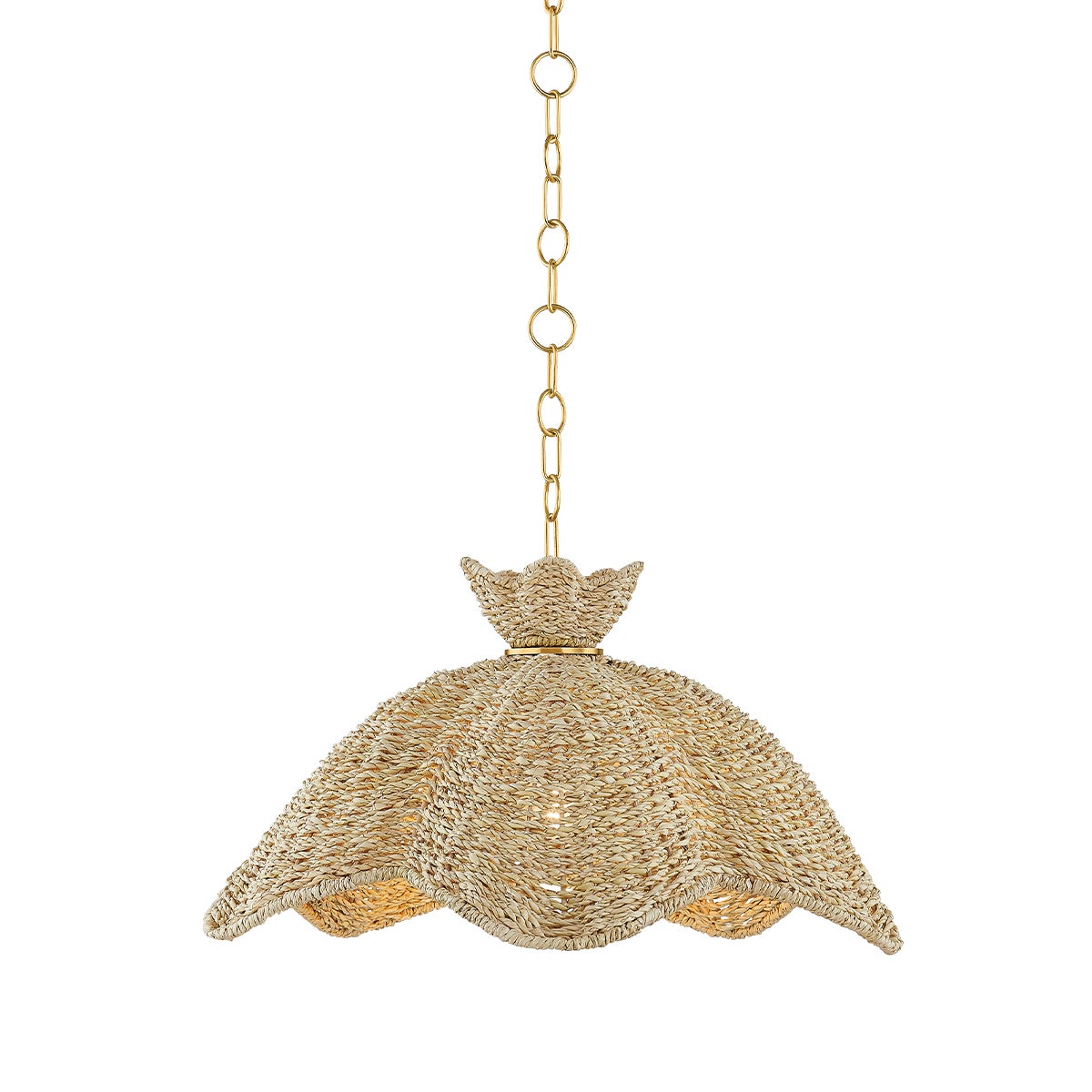 Mitzi by Hudson Valley Lighting Solie Small Pendant in Aged Brass