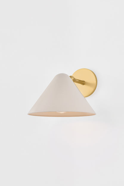 Mitzi by Hudson Valley Lighting Sonja Wall Sconce in True Bronze / Soft Bisque, detail view 3