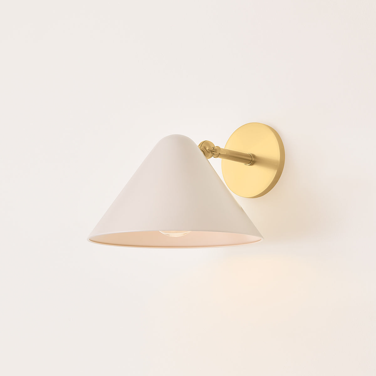 Mitzi by Hudson Valley Lighting Sonja Wall Sconce in True Bronze / Soft Bisque, detail view 4