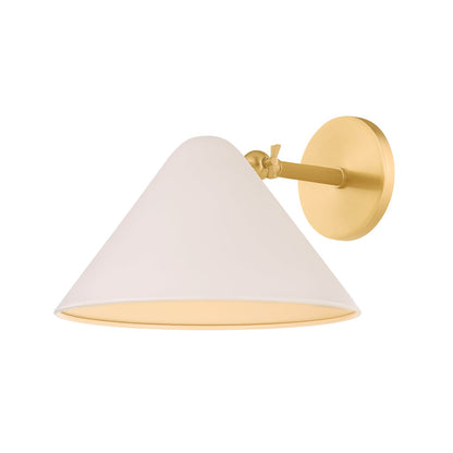 Mitzi by Hudson Valley Lighting Sonja Wall Sconce in True Bronze / Soft Bisque