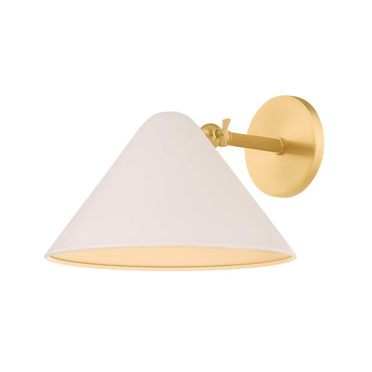 Mitzi by Hudson Valley Lighting Sonja Wall Sconce in True Bronze / Soft Bisque