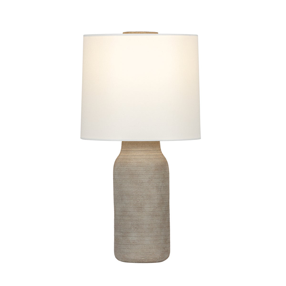 Mitzi by Hudson Valley Lighting Stassi Table Lamp in Aged Brass / Ceramic Stria Terra