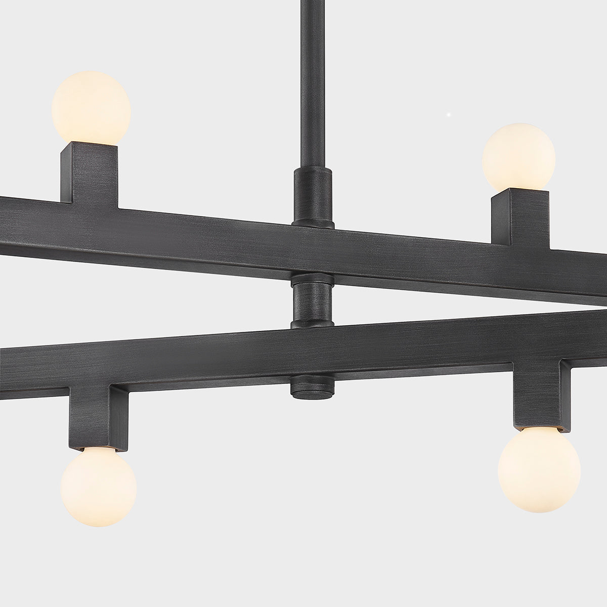 Mitzi by Hudson Valley Lighting Sutter Chandelier in Graphite, detail view 3