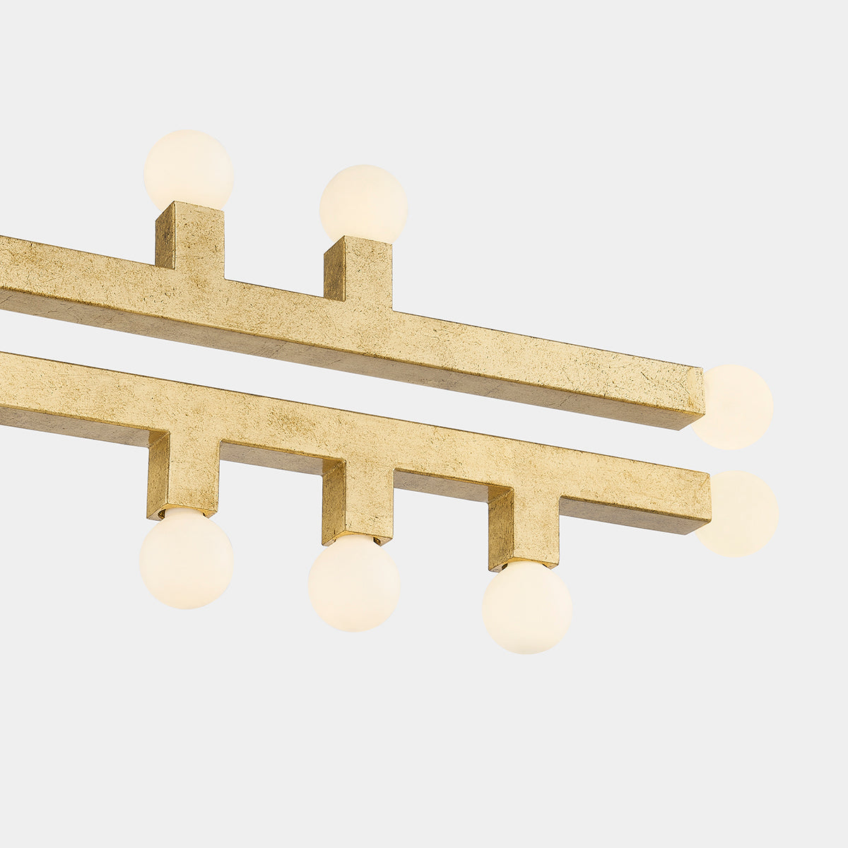 Mitzi by Hudson Valley Lighting Sutter Chandelier in Vintage Gold Leaf, detail view 3