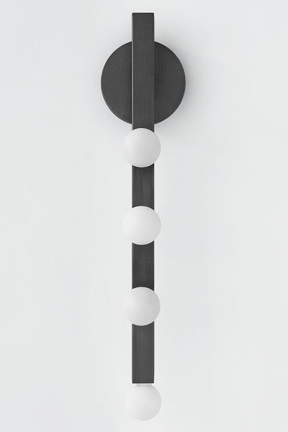 Mitzi by Hudson Valley Lighting Sutter Wall Sconce in Graphite, detail view 1