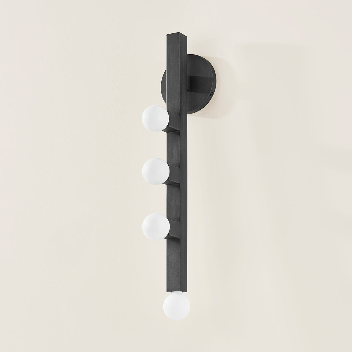 Mitzi by Hudson Valley Lighting Sutter Wall Sconce in Graphite, detail view 2