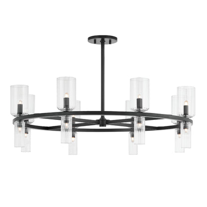 Mitzi by Hudson Valley Lighting Tabitha Chandelier in Soft Black