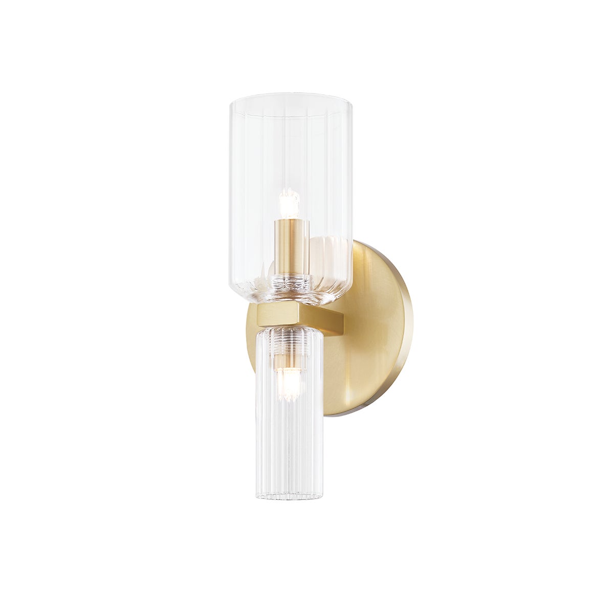 Mitzi by Hudson Valley Lighting Tabitha Wall Sconce in Aged Brass
