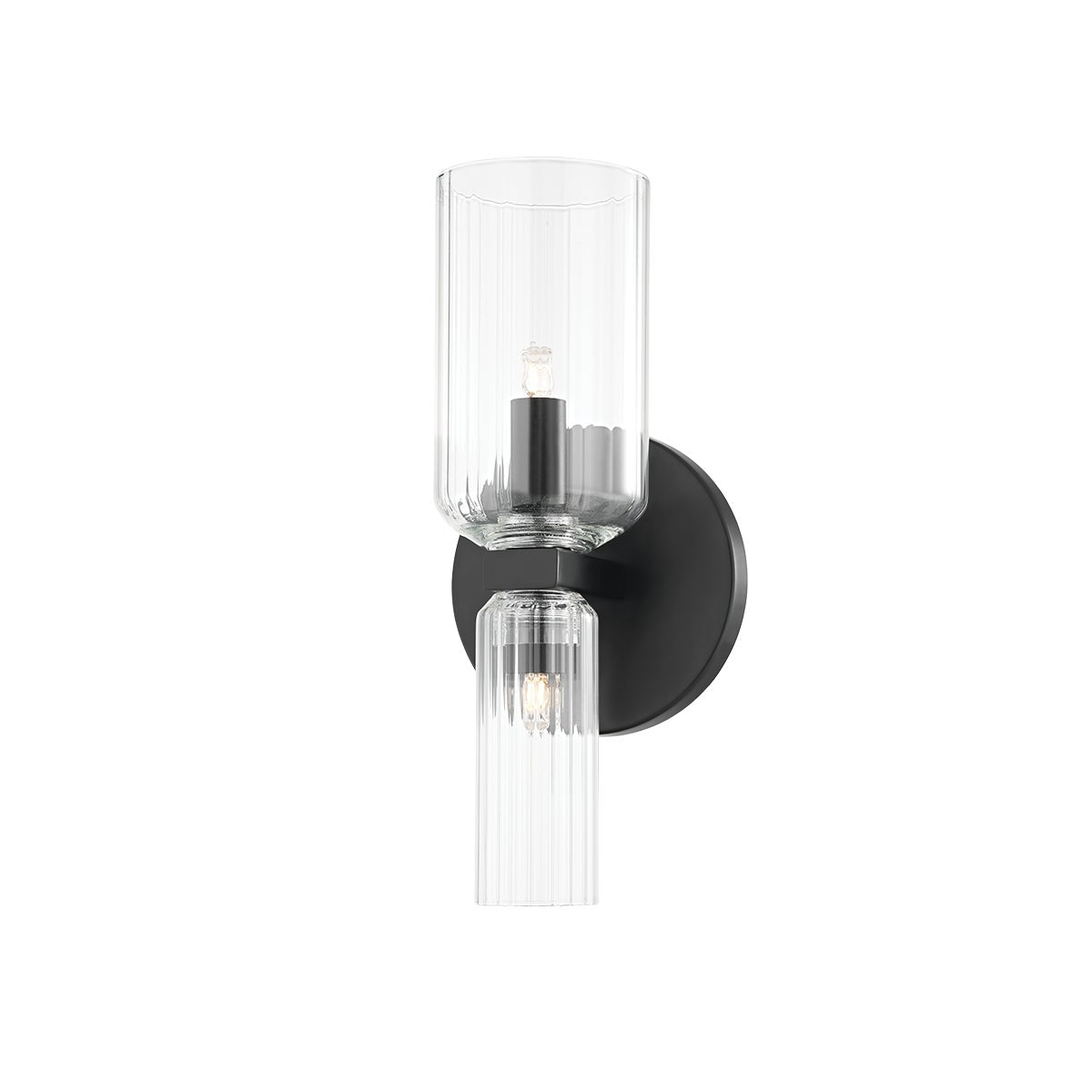 Mitzi by Hudson Valley Lighting Tabitha Wall Sconce in Soft Black