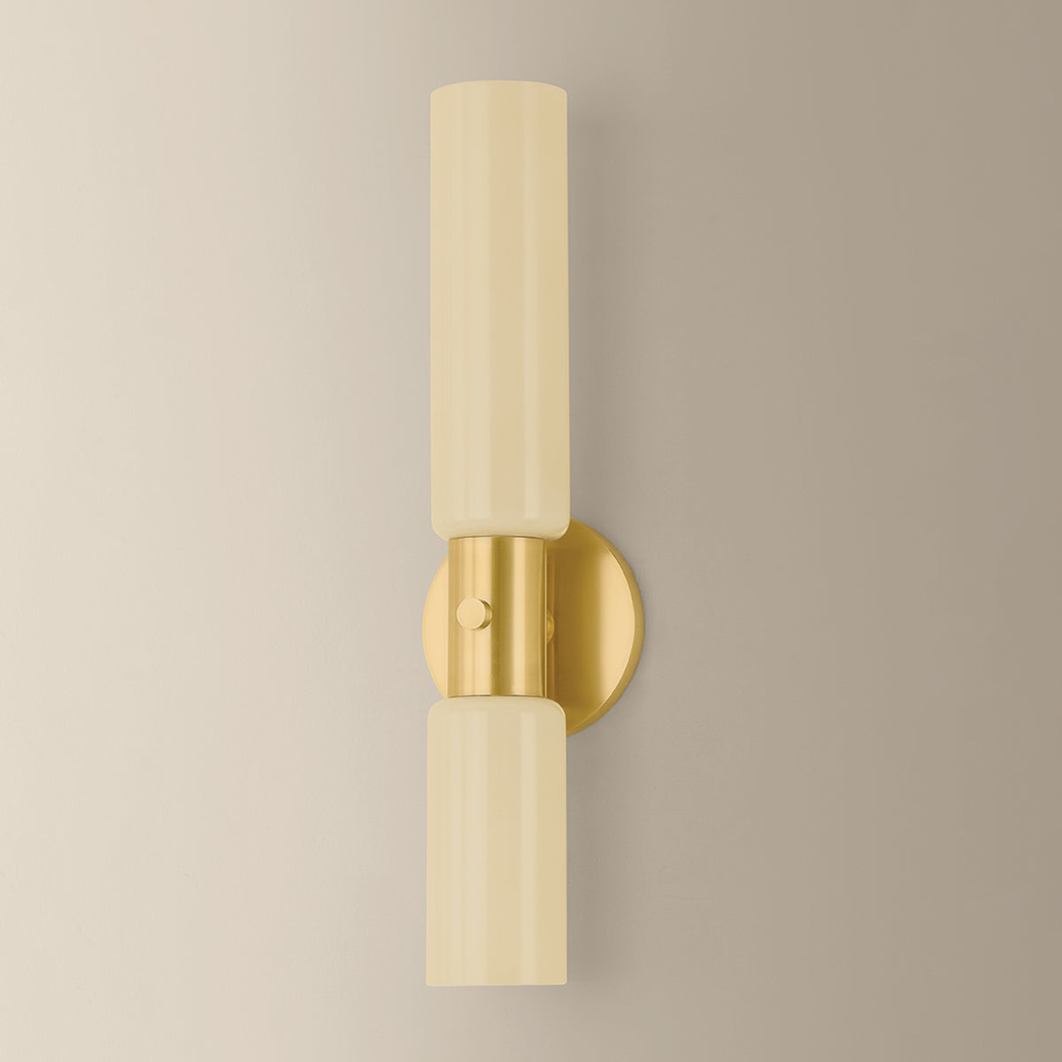 Mitzi by Hudson Valley Lighting Violetta Wall Sconce in Aged Brass, detail view 2