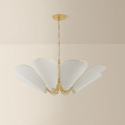 Mitzi by Hudson Valley Lighting Winifred Chandelier in Aged Brass, detail view 2