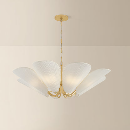 Mitzi by Hudson Valley Lighting Winifred Chandelier in Aged Brass, detail view 4