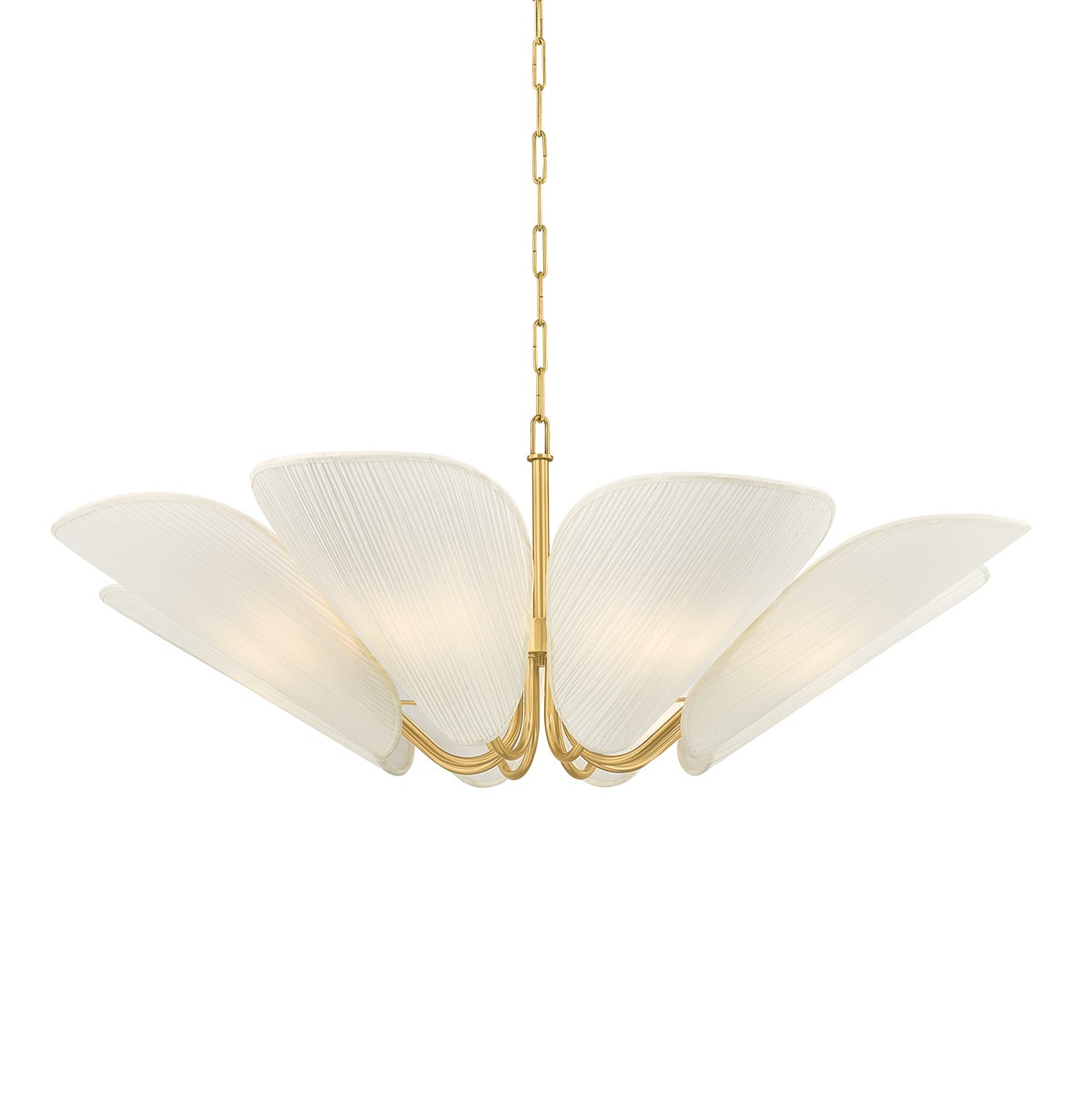 Mitzi by Hudson Valley Lighting Winifred Chandelier in Aged Brass