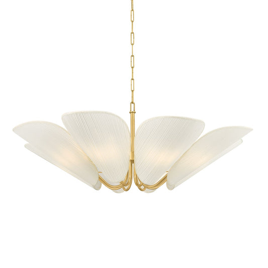 Mitzi by Hudson Valley Lighting Winifred Chandelier in Aged Brass