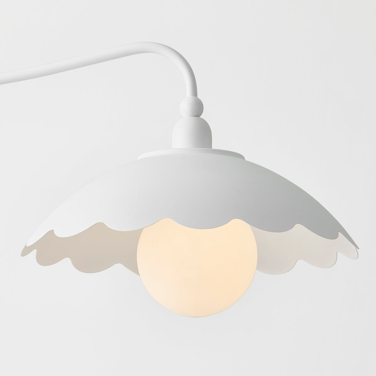 Mitzi by Hudson Valley Lighting Yael Linear Chandelier in Textured White, detail view 3