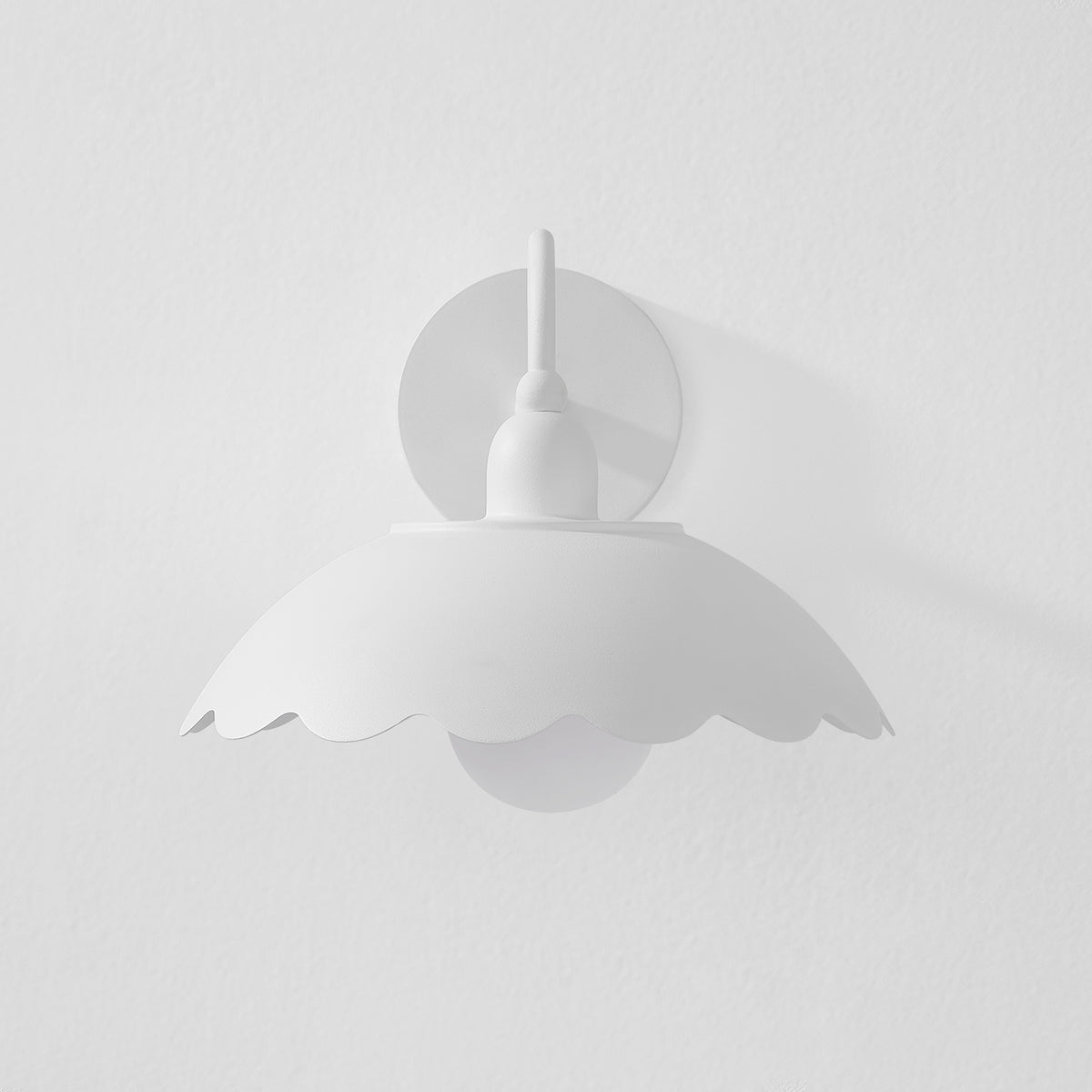 Mitzi by Hudson Valley Lighting Yael Wall Sconce in Textured White, detail view 1