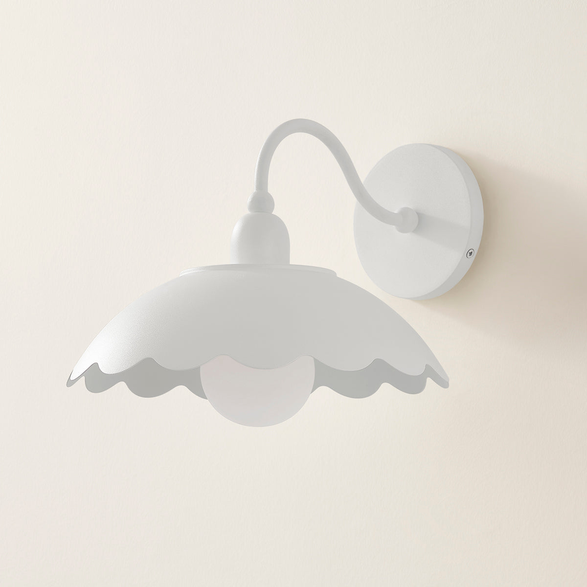 Mitzi by Hudson Valley Lighting Yael Wall Sconce in Textured White, detail view 2