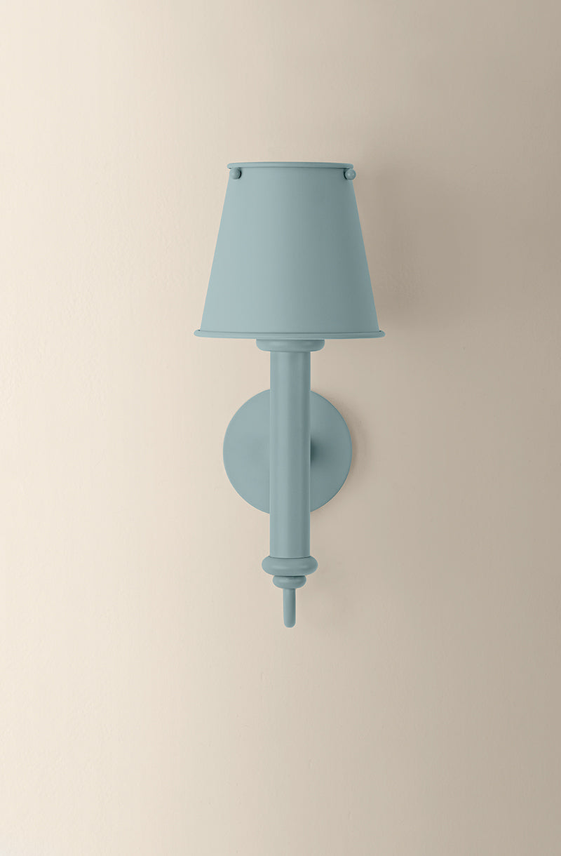 Mitzi by Hudson Valley Lighting Yara Wall Sconce in Dusk Blue, detail view 1