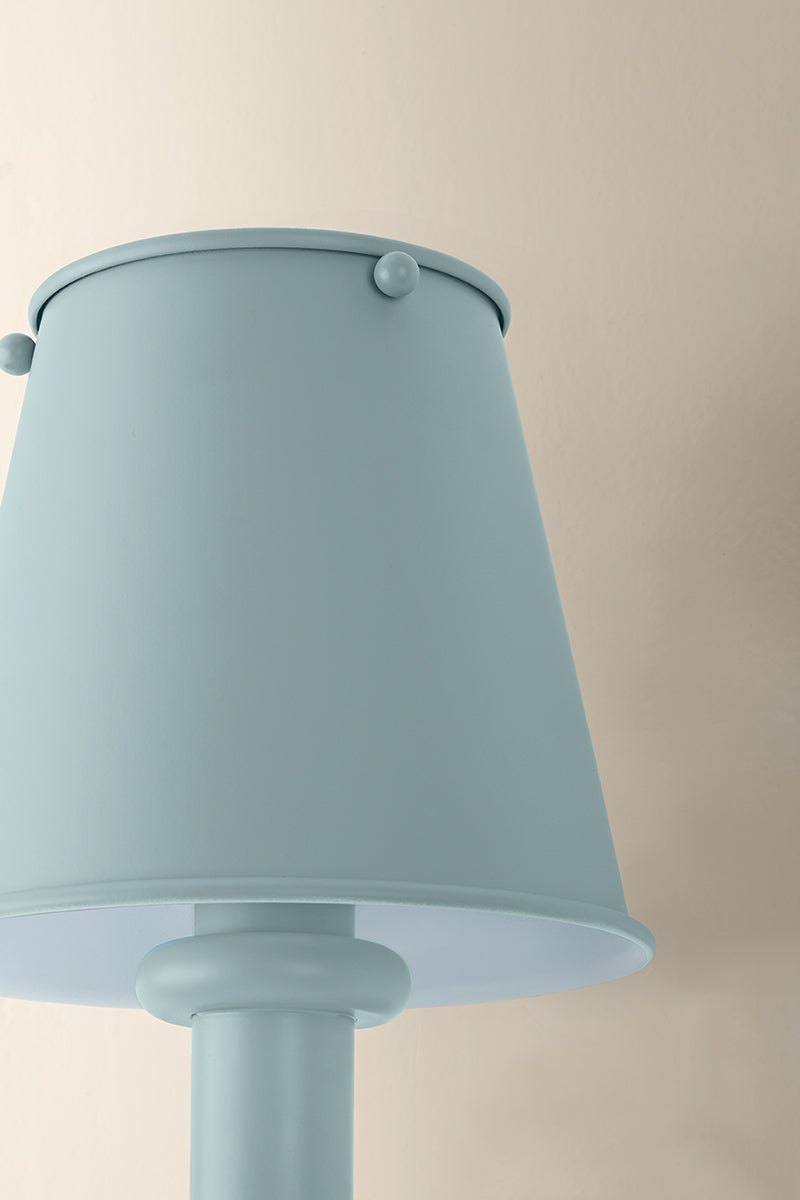 Mitzi by Hudson Valley Lighting Yara Wall Sconce in Dusk Blue, detail view 3