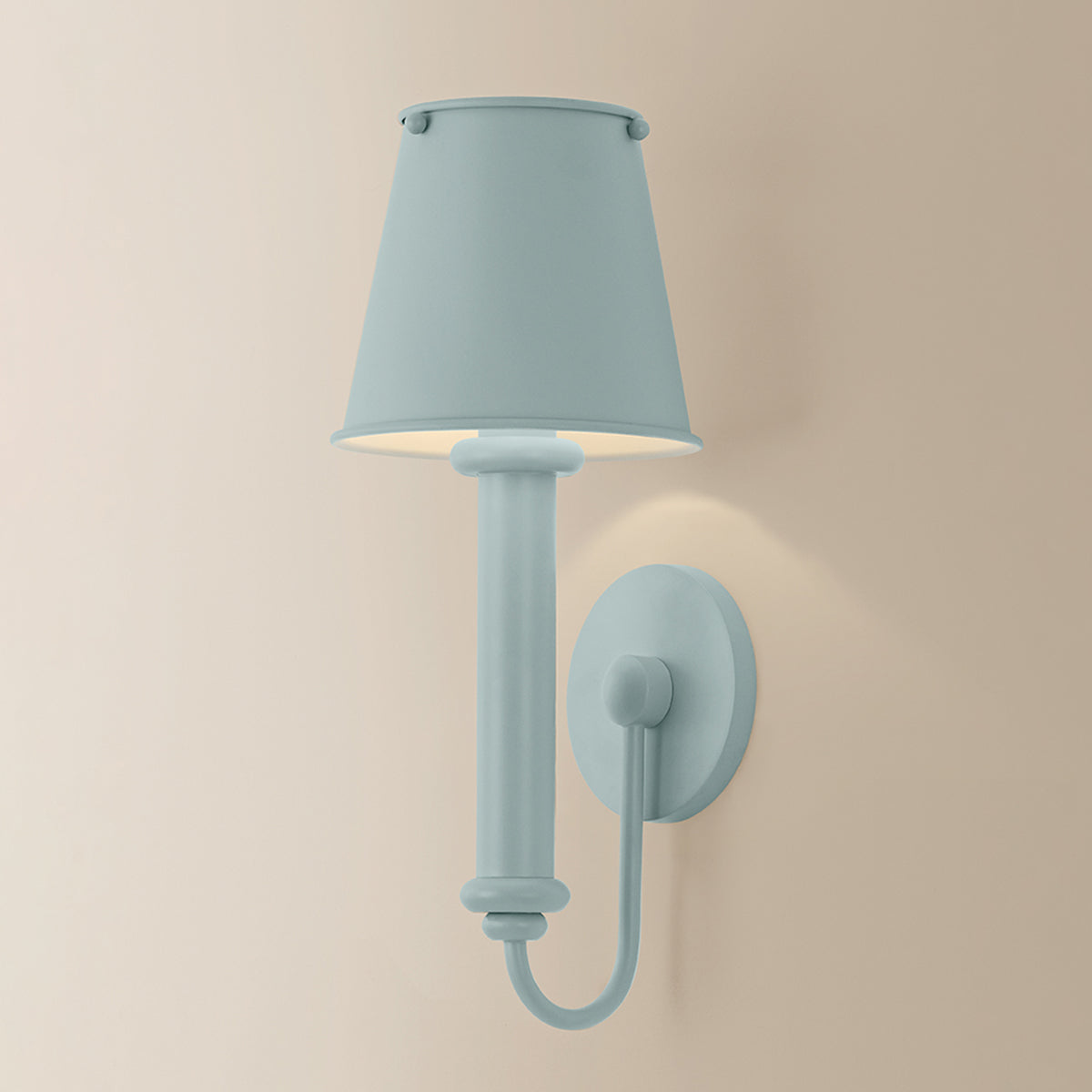 Mitzi by Hudson Valley Lighting Yara Wall Sconce in Dusk Blue, detail view 4