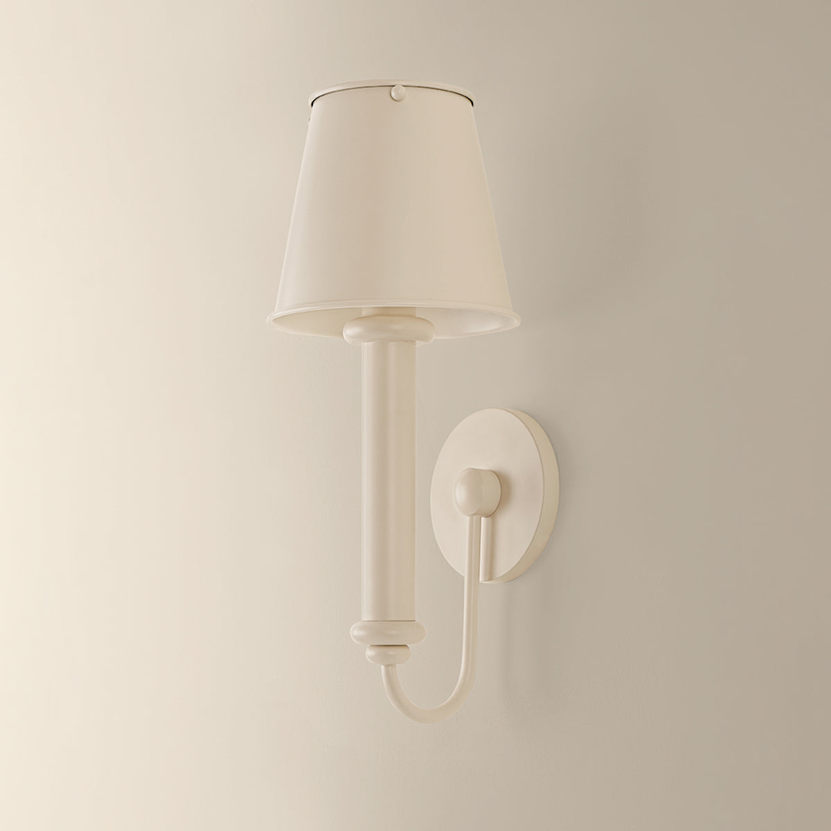 Mitzi by Hudson Valley Lighting Yara Wall Sconce in Soft Bisque, detail view 2