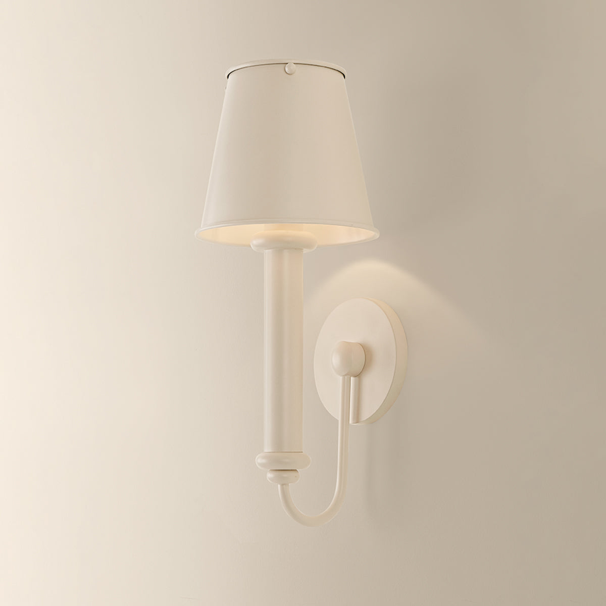 Mitzi by Hudson Valley Lighting Yara Wall Sconce in Soft Bisque, detail view 4