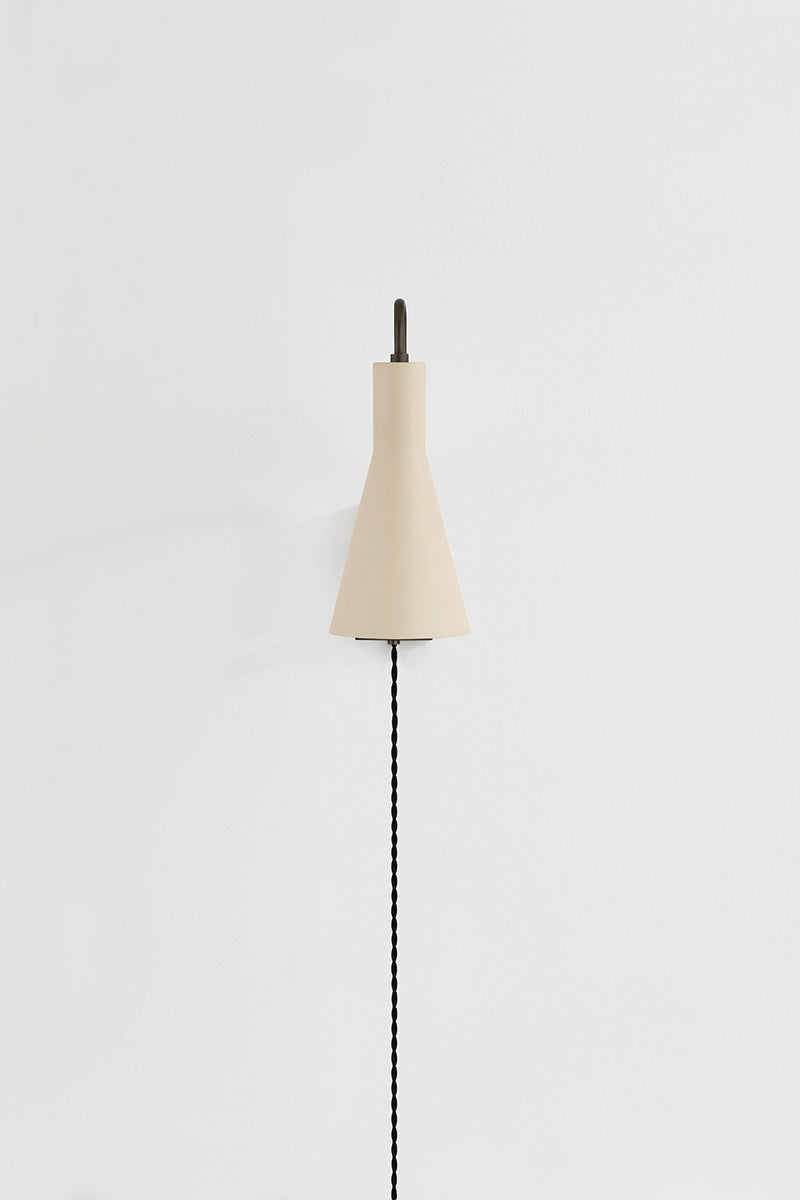 Mitzi by Hudson Valley Lighting Yvette Wall Sconce in True Bronze / Soft Bisque, detail view 1