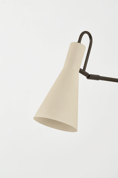 Mitzi by Hudson Valley Lighting Yvette Wall Sconce in True Bronze / Soft Bisque, detail view 5