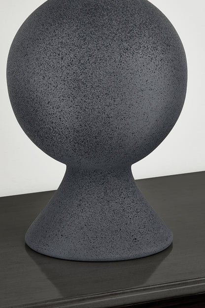 Mitzi by Hudson Valley Lighting Zadeh Table Lamp in Aged Brass / Ceramic Pale Midnight, detail view 3