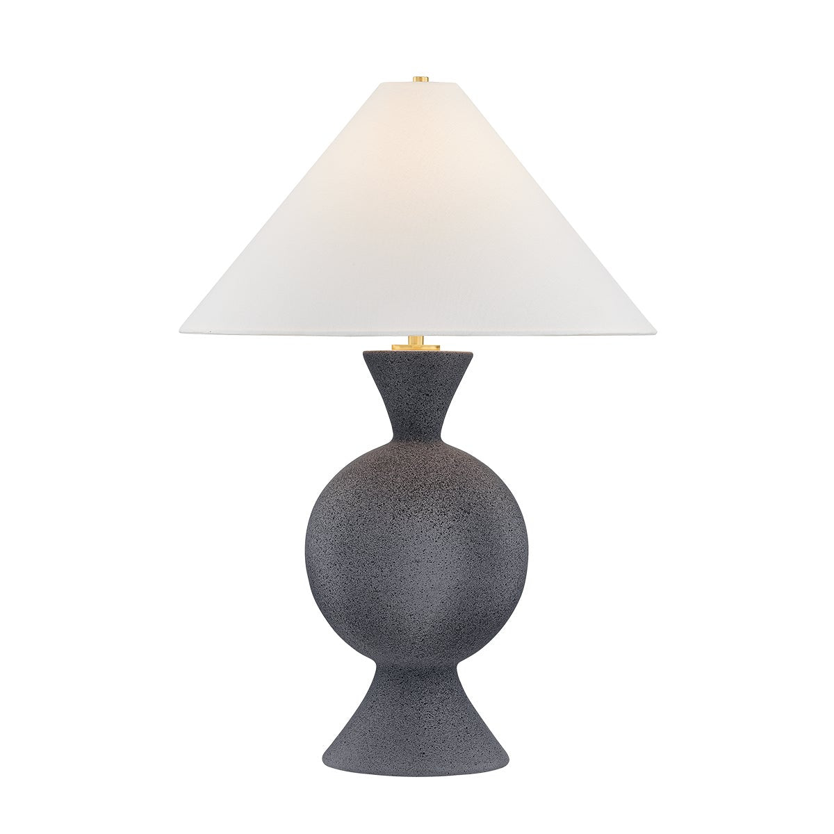 Mitzi by Hudson Valley Lighting Zadeh Table Lamp in Aged Brass / Ceramic Pale Midnight