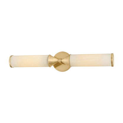 Mitzi by Hudson Valley Lighting Zinnia 2-Light Wall Sconce in Aged Brass