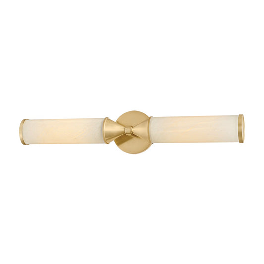 Mitzi by Hudson Valley Lighting Zinnia 2-Light Wall Sconce in Aged Brass