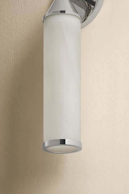 Mitzi by Hudson Valley Lighting Zinnia 1-Light Wall Sconce in Polished Nickel, detail view 1