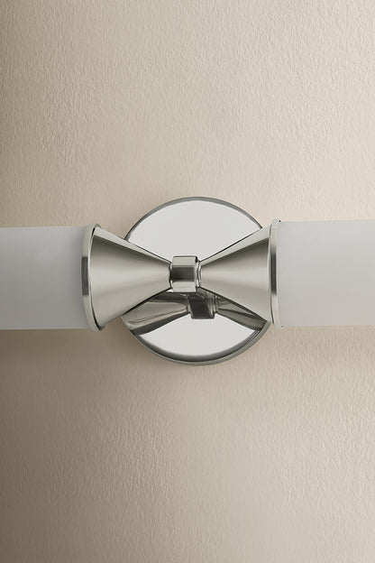 Mitzi by Hudson Valley Lighting Zinnia 2-Light Wall Sconce in Polished Nickel, detail view 1