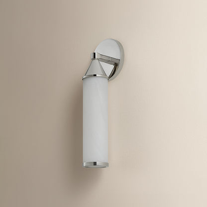 Mitzi by Hudson Valley Lighting Zinnia 1-Light Wall Sconce in Polished Nickel, detail view 3