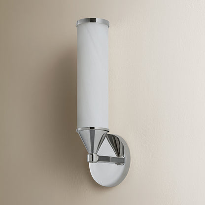 Mitzi by Hudson Valley Lighting Zinnia 1-Light Wall Sconce in Polished Nickel, detail view 4